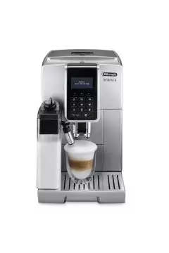 ديلونجي | Dinamica Bean to Cup ماكينة قهوة اسبريسو أوتوماتيكية بالكامل باللون الفضي | ECAM350.75.S