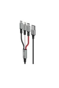 EXACT | 3 in 1 Cable Black | EX732