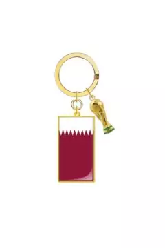 ميدالية مفاتيح ثلاثية الأبعاد مع علم الدولة | F22-KC-0032-QAR