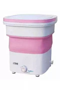 Folding Mini Washing Machine with Dryer Bucket | 903-2 Pink