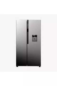 GENERALCO | Refrigerator With Dispenser (Side By Side) 520L Silver | GKD-520WES