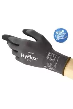 انسيل | قفازات متعددة الأغراض مطلية بالنتريل | HyFlex 11-840