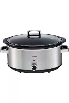 KENWOOD | Slow Rice Cooker 300W 6.5Ltr With 3 Heat Settings (Low/High/Warm) SCM70.000SS Silver | TE0185660