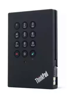 لينوفو | محرك الأقراص الصلبة ThinkPad USB 3.0 المحمول والآمن سعة 1 تيرابايت | 0A65621