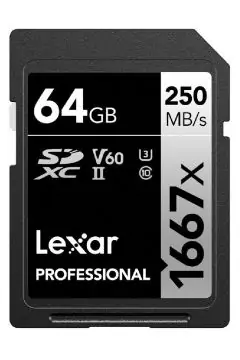 LEXAR | 1667x SDXC UHS-II card 250MBPS-64GB | MMBEIAS000012