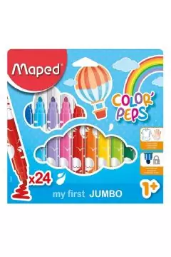 MAPED | Color Peps Felt Maxi Pack of 24 | MD-846222