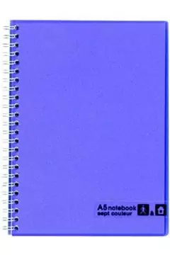 MARUMAN | Sept Couleur Notebook A5 80 Sheet Purple | MM-N572-10
