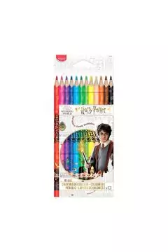 خريطة | أقلام الرصاص الملونة تصميم هاري بوتر متعددة الألوان MD-832053 12 قطعة | MD-832053