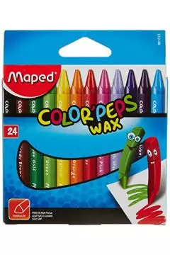 MAPED | Color Peps Wax Crayons Pack of 24 | MD-861013