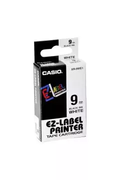 CASIO | Label Printer Tape 9 mm 70g | XR-9WE1-W-DJ1