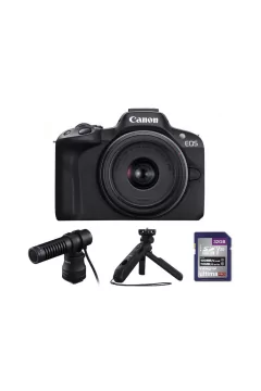 CANON | Digital Camera EOS R50 RF-S18-45mm is STM (Black) | EOS R50 RF-S 18-45 KIT
