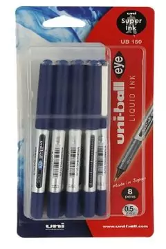 MITSUBISHI | Uniball Eye Micro Roller Pens Blue=8 pcs Blue | MI-UB150-08C