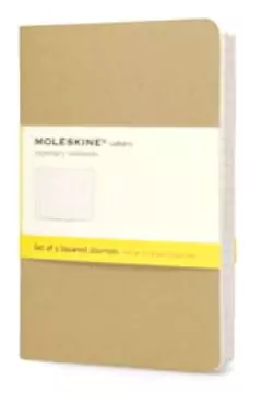 MOLESKINE | Cahier Squared Kraft Set 3 Pocket | ME-QP412EN