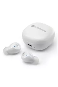 MOTOROLA | Tws Moto 105 True Wireless Bluetooth Earbuds White | TE0200296