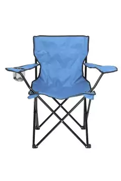 نوماد | التخييم في الهواء الطلق كرسي أساسي قابل للطي أزرق | ND-CC-0301