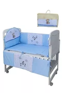 Newborn Crib Bedding Set Blue | 293 6