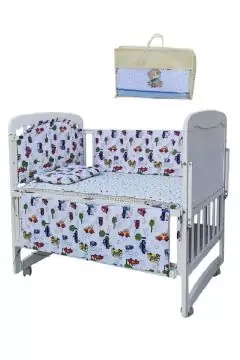 Newborn Crib Bedding Set White | 293 6