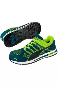 PUMA | Safety Elevate Knit Green Low Protective Footwear | 643170