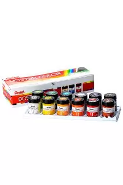 بنتل | مجموعة ألوان بوستر 30 مل 12 لون | PE-WPU2-12
