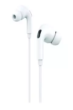PLATINUM | Fine Series Stereo Wired Earphones 3.5Mm - White | P-EPHFNWHT
