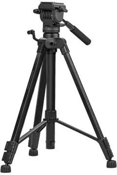 PROMATE | Professional Aluminum 170cm Tripod with 3 Way Pan head, Quick Release Plate, 5KG Load Capacity | TE0165154