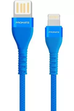 PROMATE | USB-C Fast Charging Cable, High-Speed Durable 1.2m USB Type-C Cable with 2A Charge Sync Cable Blue | TE0138663
