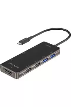 PROMATE | USB-C Hub With 100W, 4K Hdmi, 1Gbps Lan | TE0165223