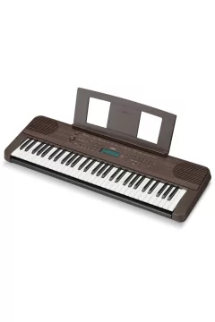YAMAHA | 61-Keys Digital Portable Keyboard Dark Walnut | PSRE360DW