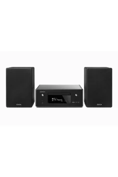 DENON | Compact Stereo Receiver with Built-in CD player, Bluetooth, Apple, AirPlay 2, and HEOS | RCDN11DABBKE2