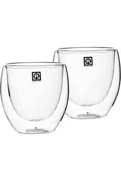 ROYALFORD | BRS 2pc Double Wall Cup Set 300ML 1X24 | RF10526