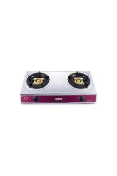 SANFORD | Stainless Steel Gas Stove Double Burner Silver | SF5353GC 2B