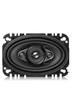 PIONEER | 4"x6"inch 4-Way 210W Max Power, Carbon/Mica-reinforced IMPP+I38 Cone, 11mm Tweeter and 11mm Super Tweeter and 1-5/8" Cone Midrange - Coaxial Car Speakers Pair | TS-A4670