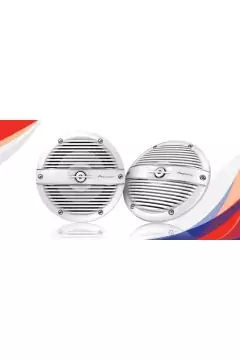 PIONEER | 6-1/2" - 2-way, 200w Max Power, IPX7 Rated, Classic Grille Design Car Marine Speakers Pair | TS-ME650FC