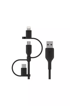 بيلكن | كابل عالمي USB-C ، Lightning ، Micro-USB أسود | CAC001bt1MBK