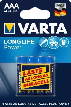 VARTA | Longlife Power 4 AAA Battery | AVAVA31214140
