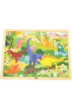 VIGA | Dinosaur World Wooden Puzzle 48 Pcs | 44584