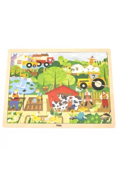 VIGA | Farm Wooden Puzzle 48 Pcs | 44588