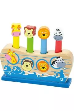 VIGA | Pop-up Wooden Noah's Ark Puppet Toy for Toddlers Ages 1+ Year | 50041