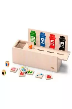 VIGA | Wooden Game Set Toys Garbage sorting | 44504