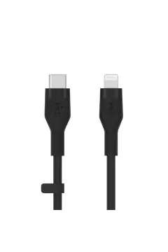 بيلكن | كابل BOOST ↑ CHARGE Flex USB-C مع موصل Lightning بطول 1 متر أسود | CAA009BT1MBK