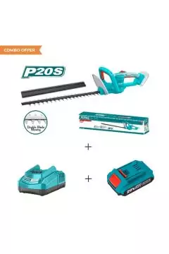 TOTAL | Combo Lithium-Ion Hedge Trimmer+Battery+Charger | THTLI20018