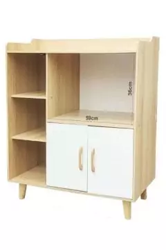 Wooden Kitchen Cabinet & Coffee Corner Beige | S 539 61