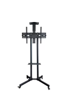 ZENAN | Tv Stand with Castor Wheel Black For Size 32"-70" inch 65kg | ZTS-CD800S